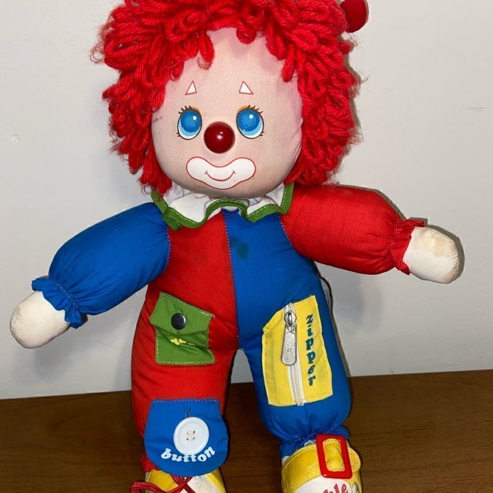 Vintage 1983 Tyco clown plush doll